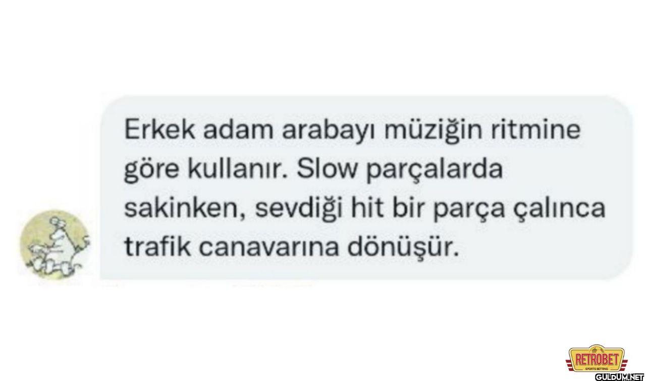 Erkek adam arabayı müziğin...