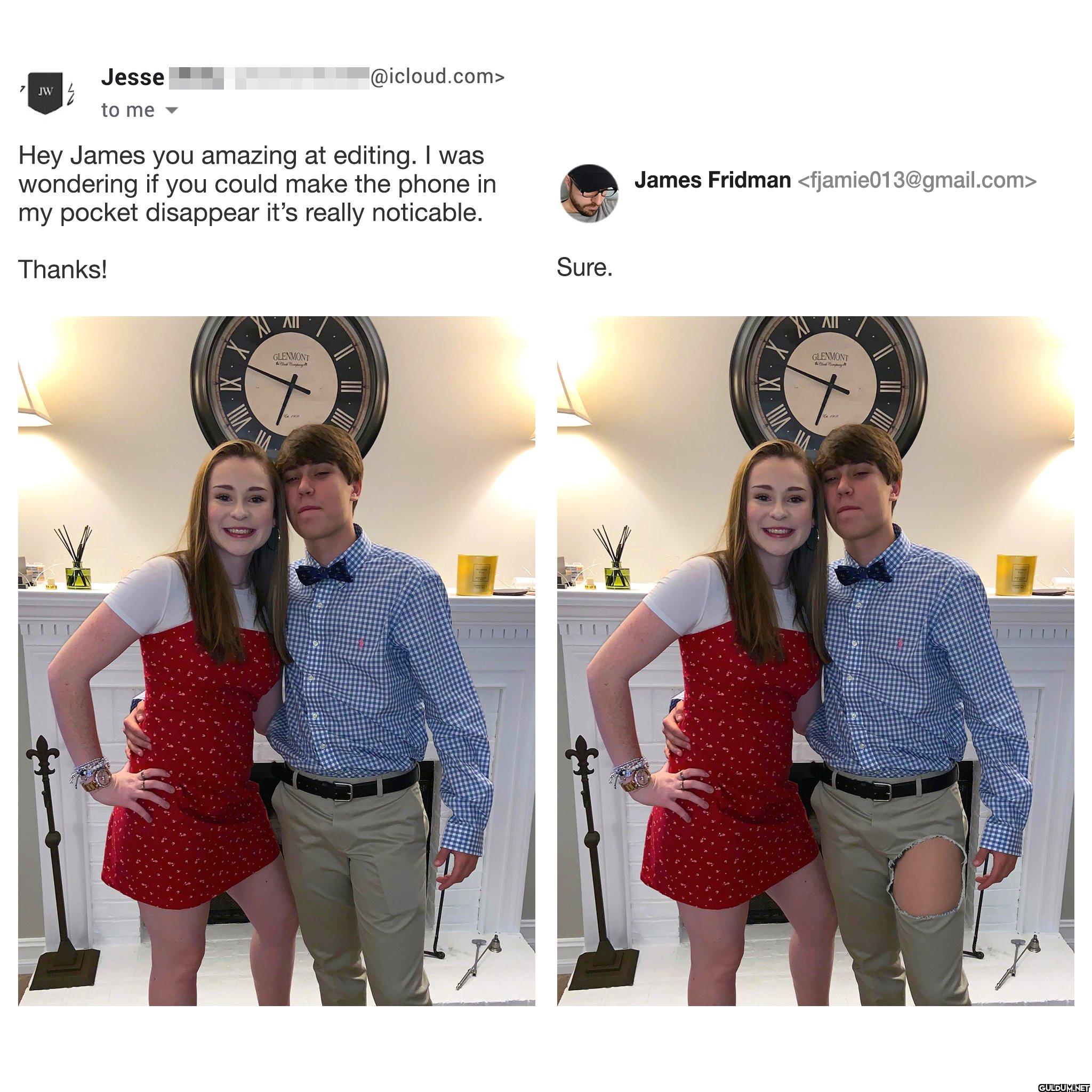 Hey James you amazing at...