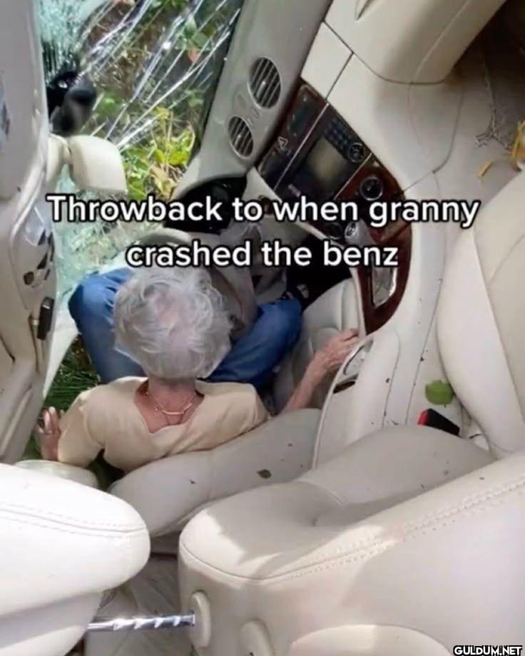 Throwback to when granny...