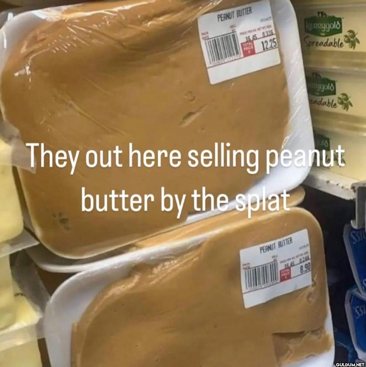 PEANUT BUTTER PRICE PER LB...