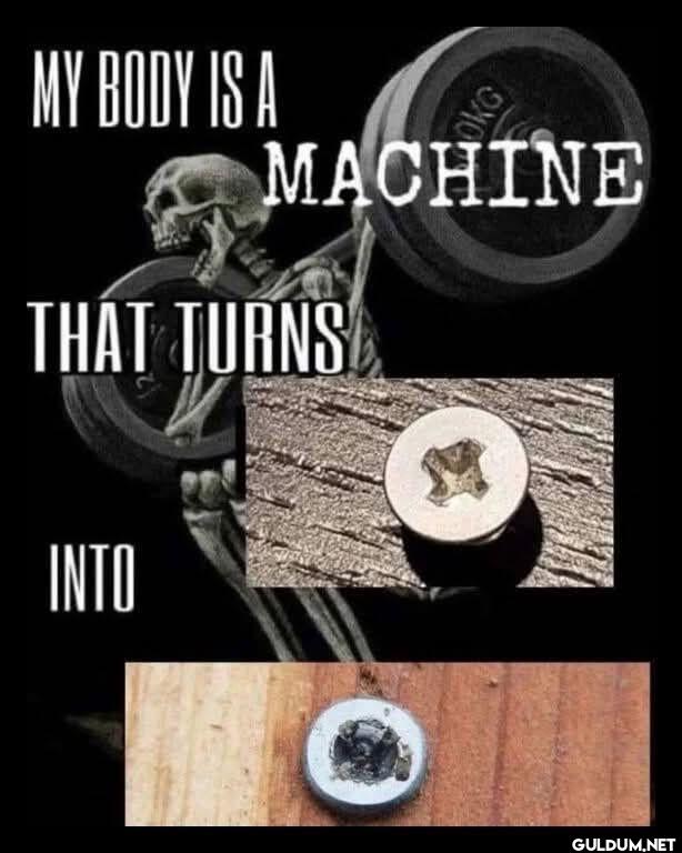 MY BODY IS A OKG MACHINE...