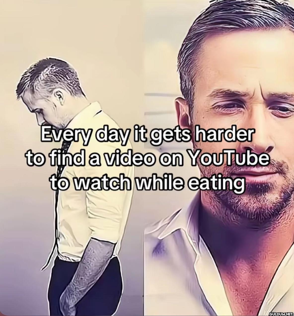Every day it gets harder...