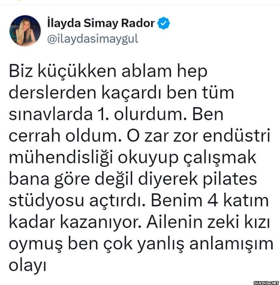 Biz küçükken ablam hep...