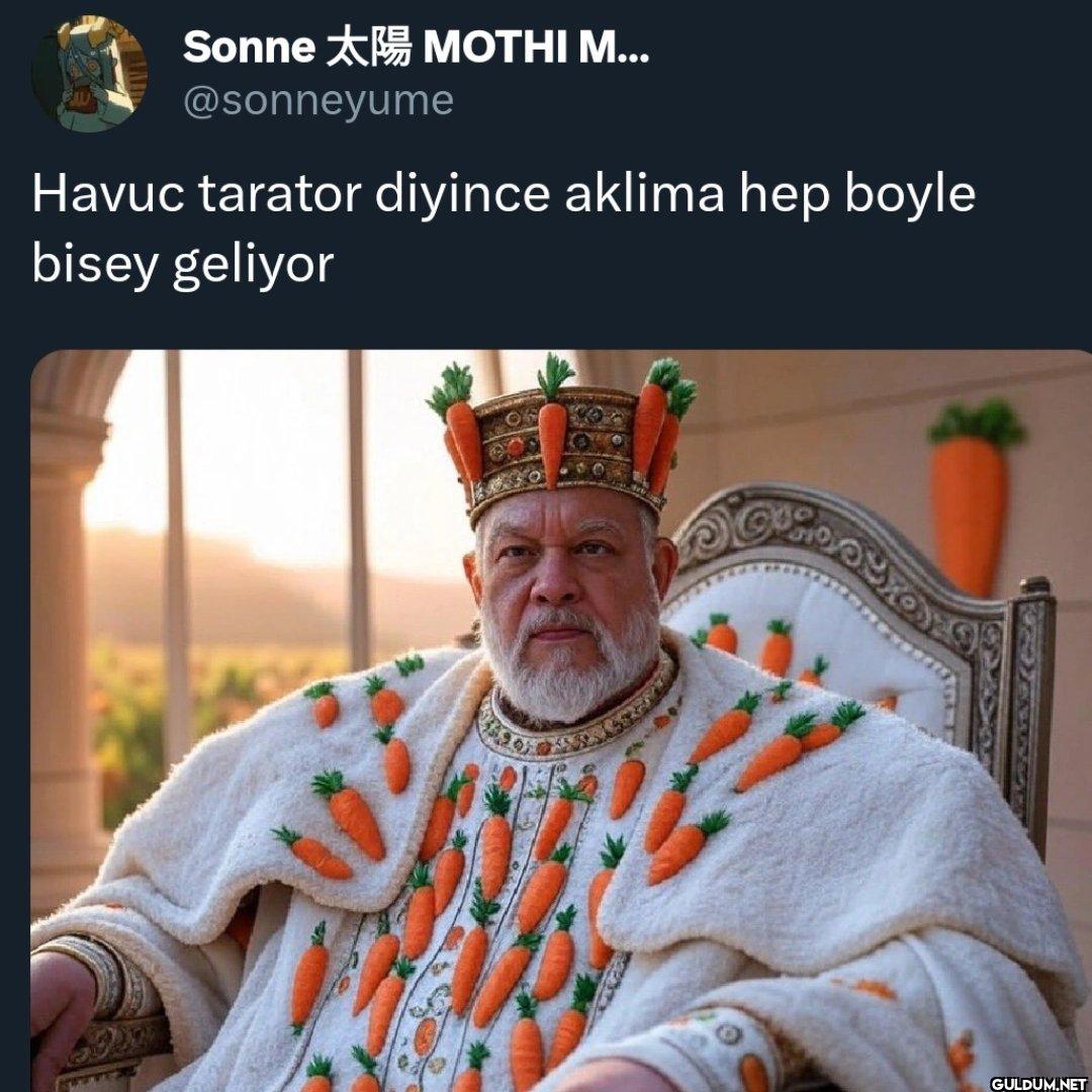 Havuc tarator diyince...