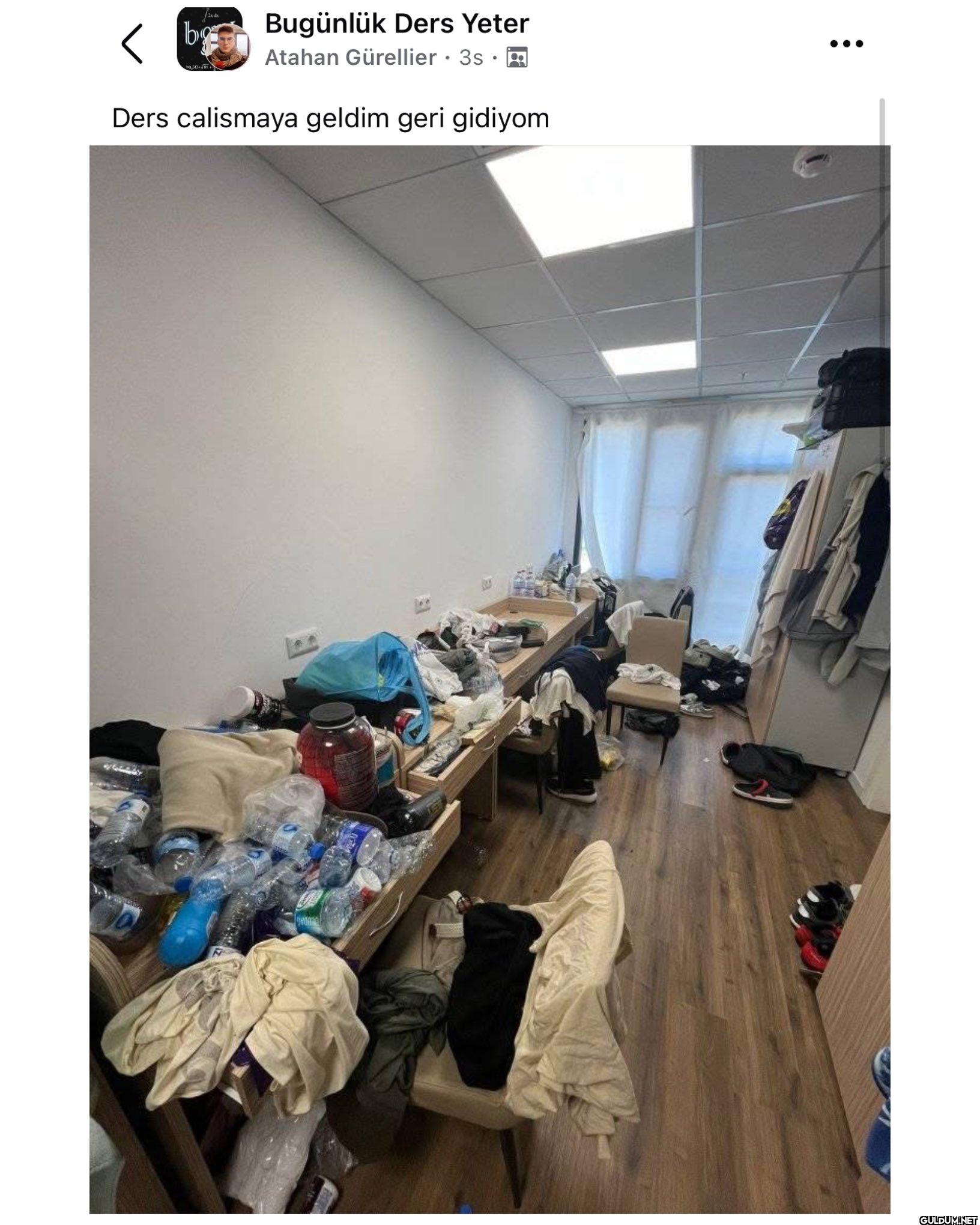 Şu odanın haline bak...