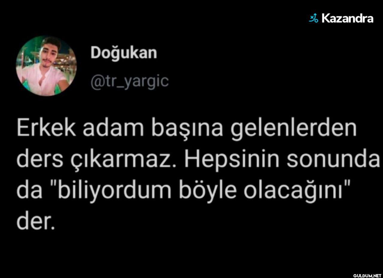 Erkek adam başına...