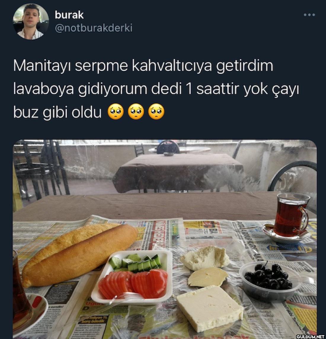 Manitayı serpme...