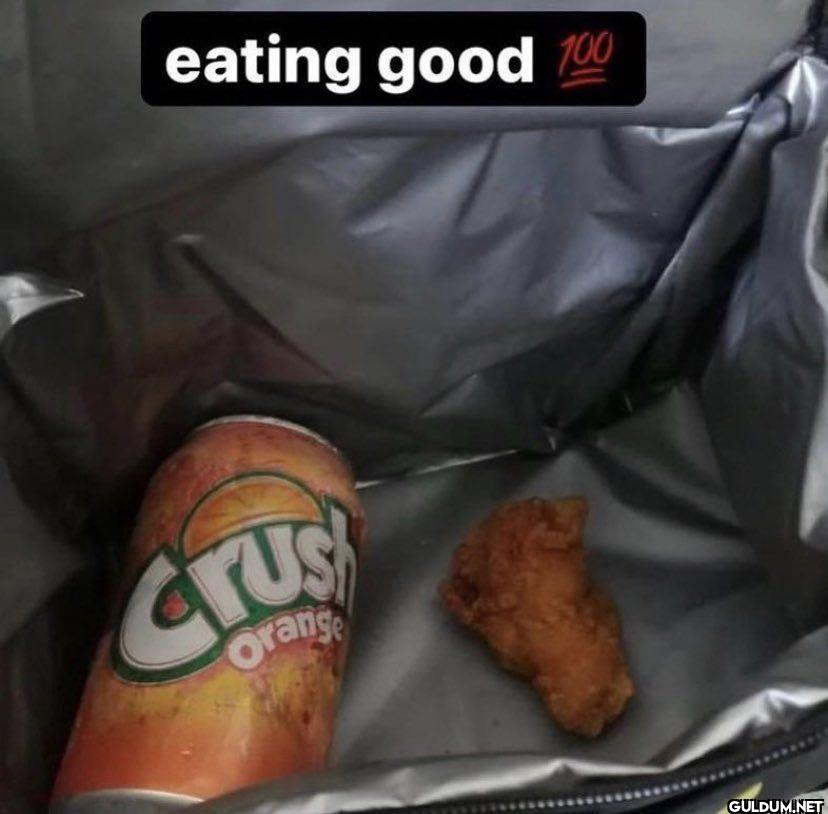eating good Crush orange