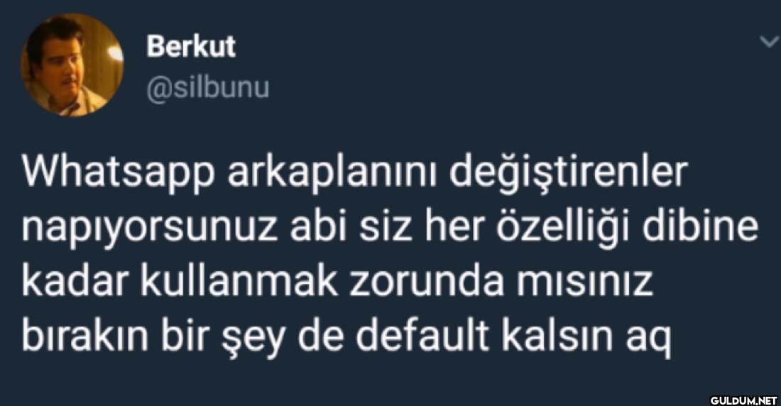 Whatsapp arkaplanını...