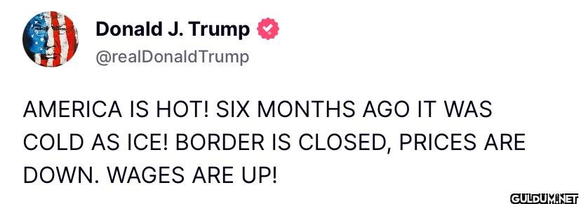 AMERICA IS HOT! SIX MONTHS...