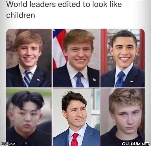 Trudeau has not aged a...