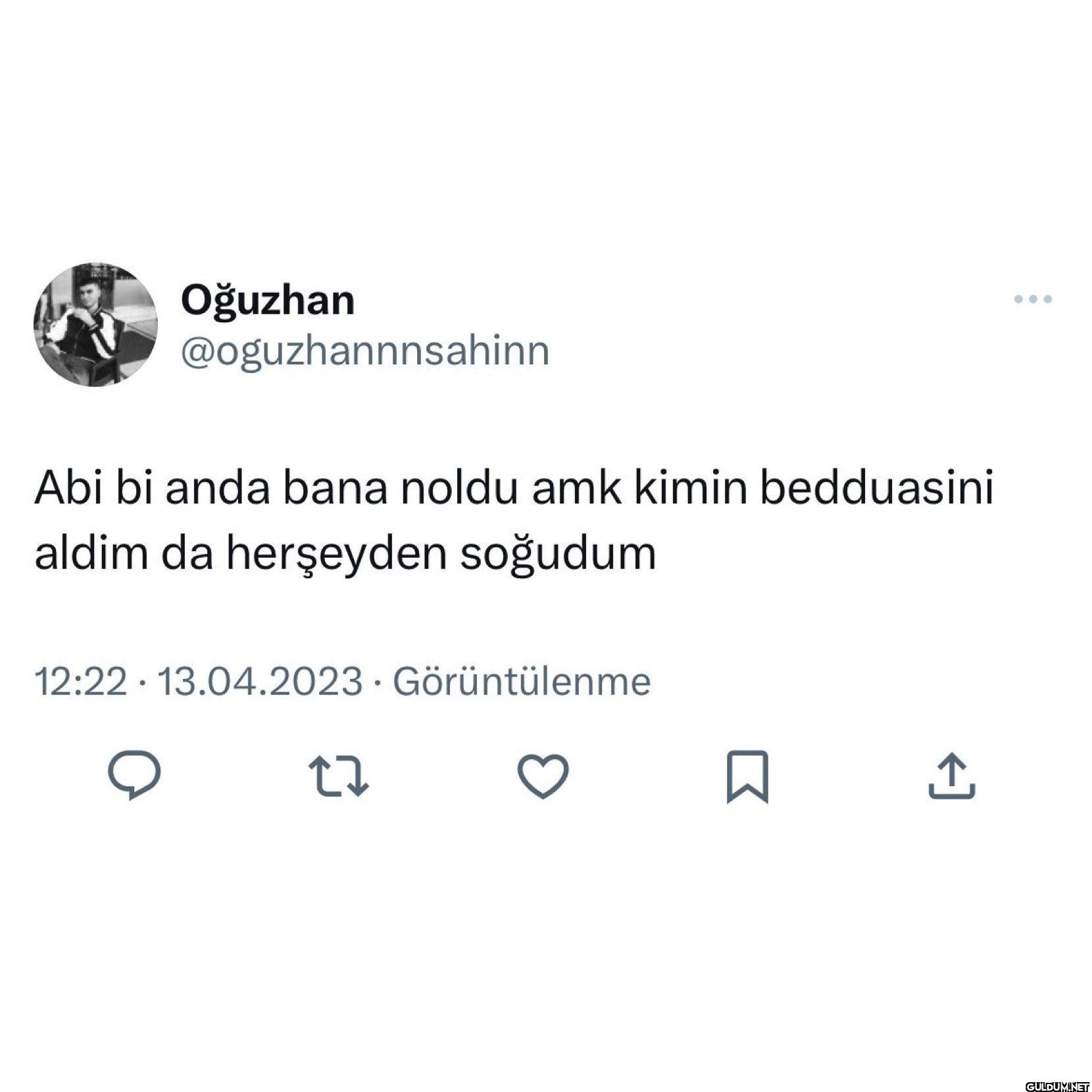 Abi bi anda bana noldu amk...