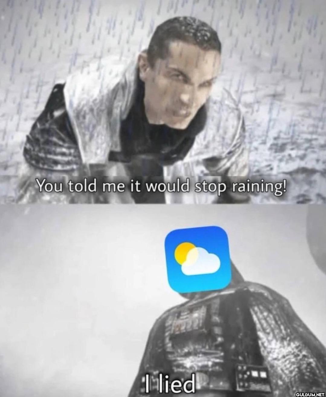 You told me it would stop...