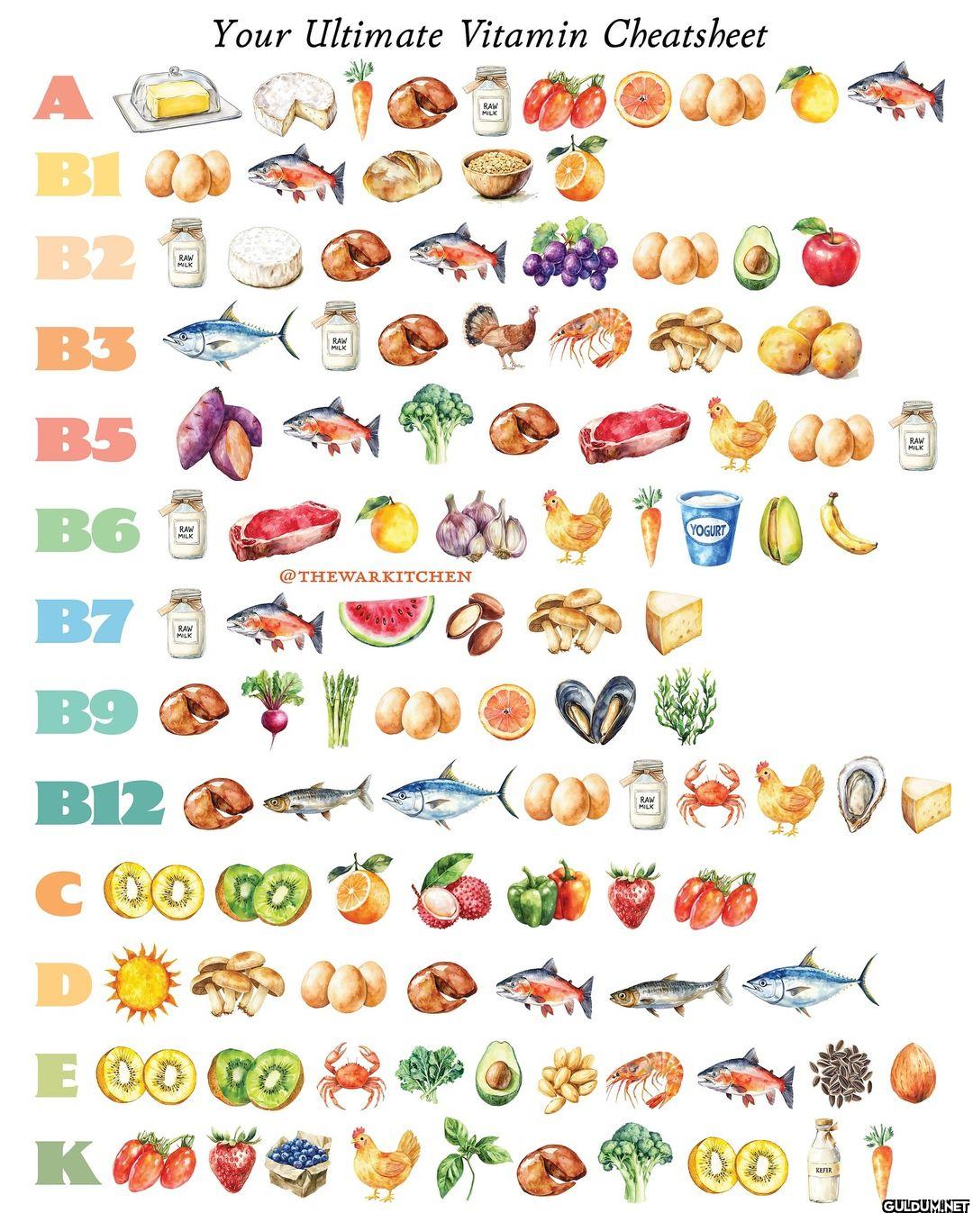 Vitamin Cheatsheet 🌞    A...