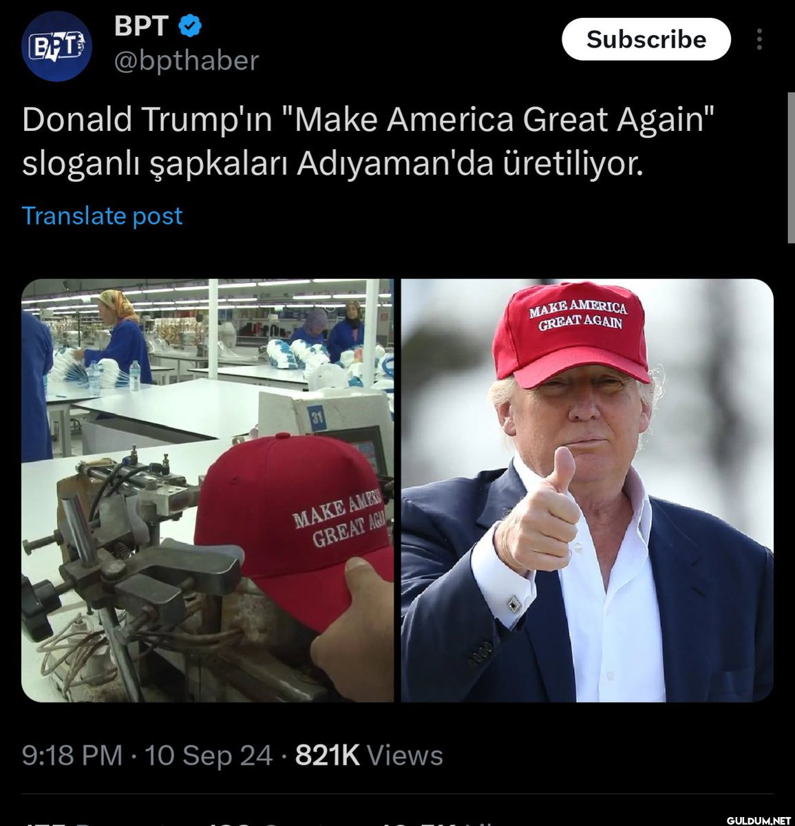 Subscribe Donald Trump'ın...