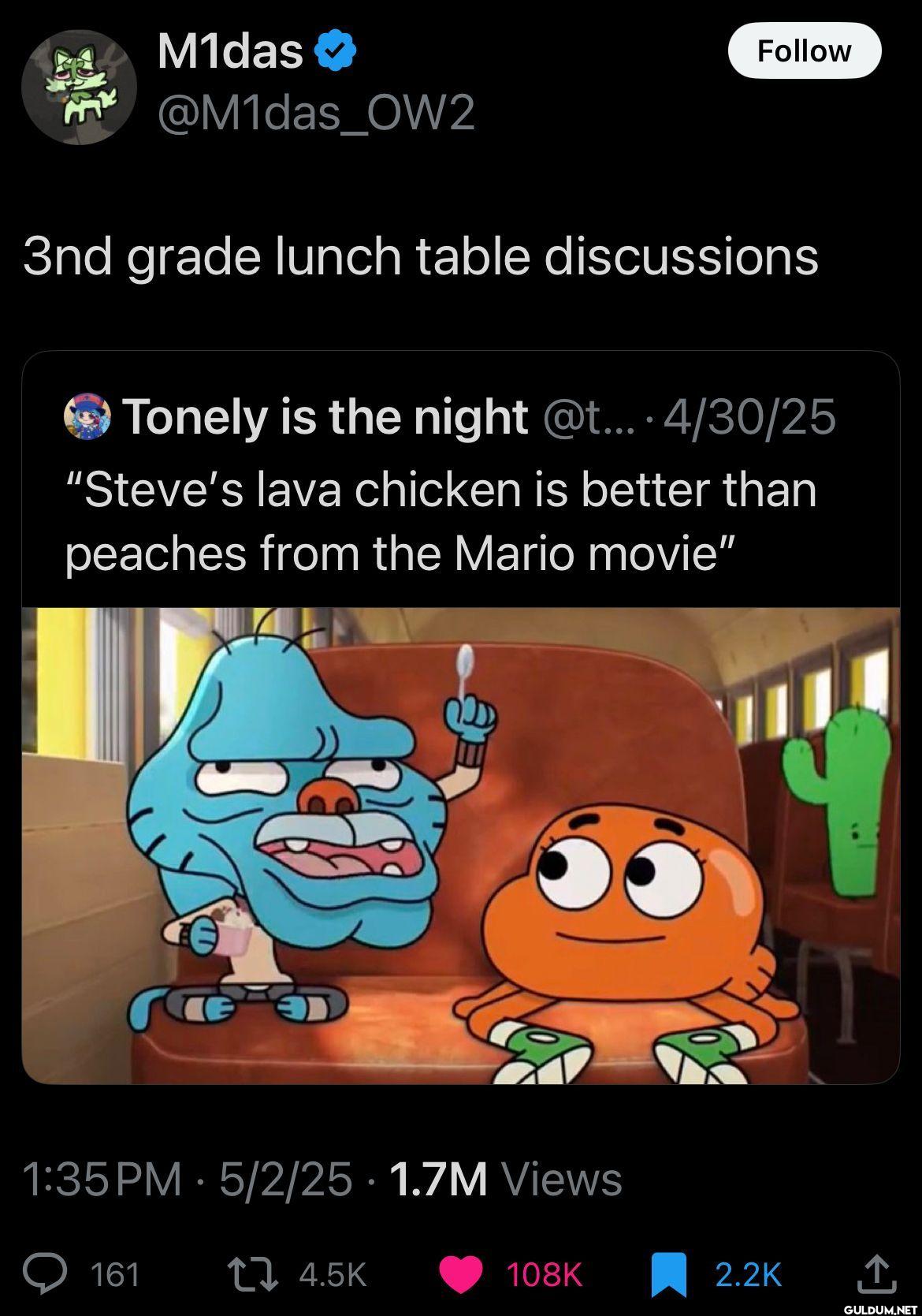 3rd grade lunch table...