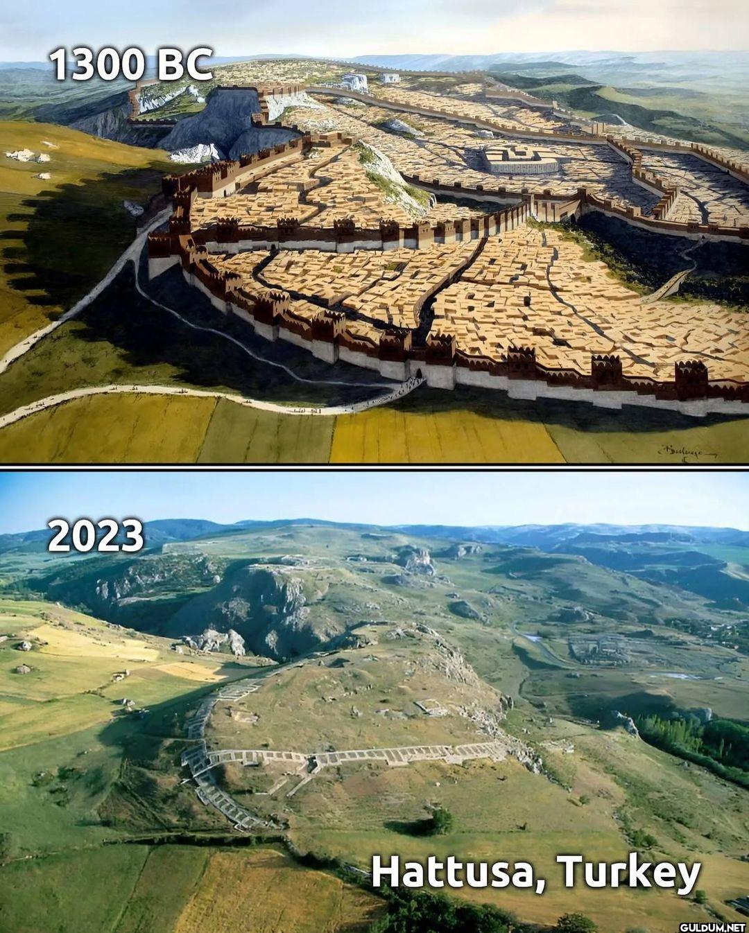 5.    1300 BC 2023 Hattusa, Turkey