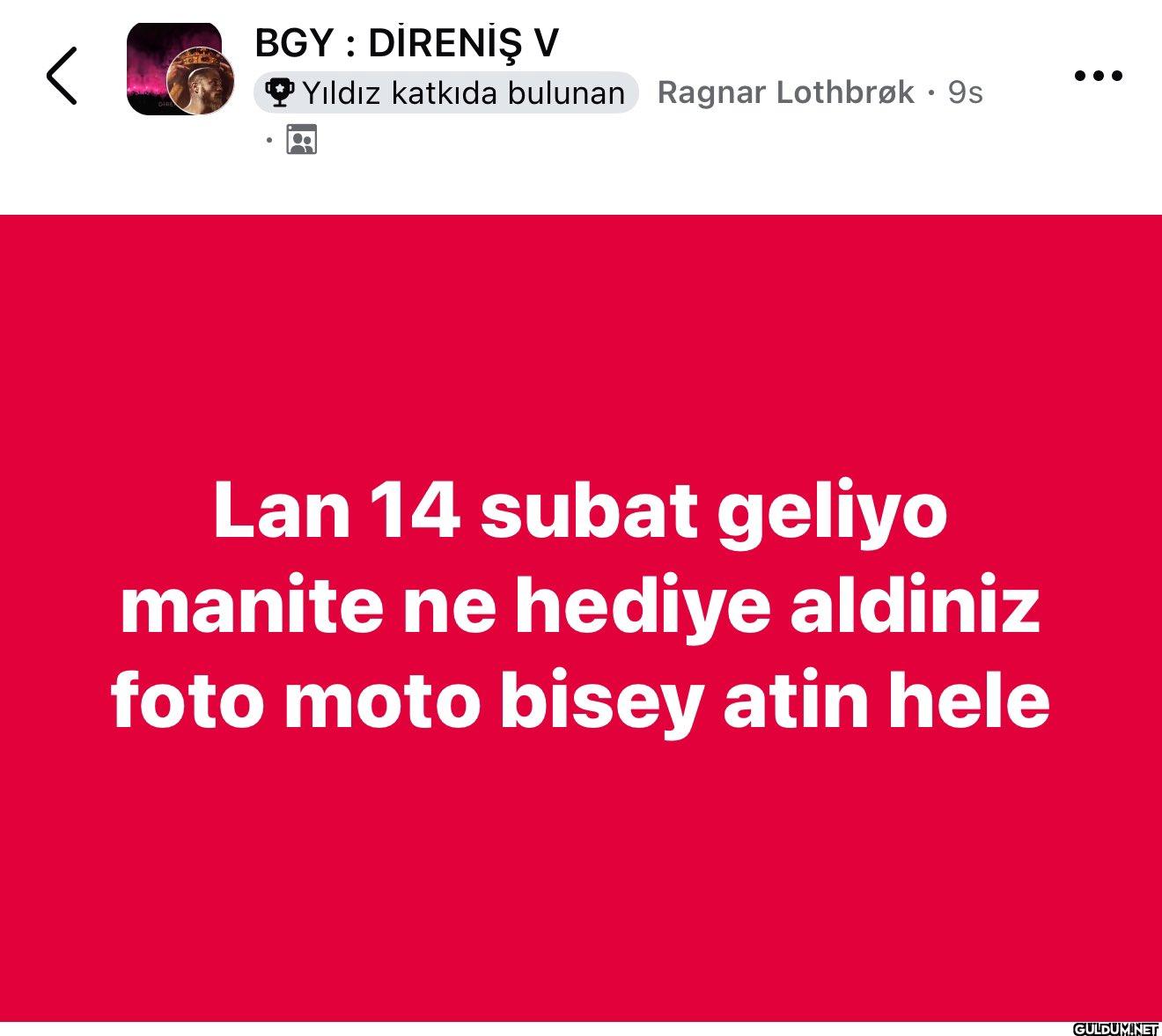 BGY : DİRENİŞ V Yıldız...
