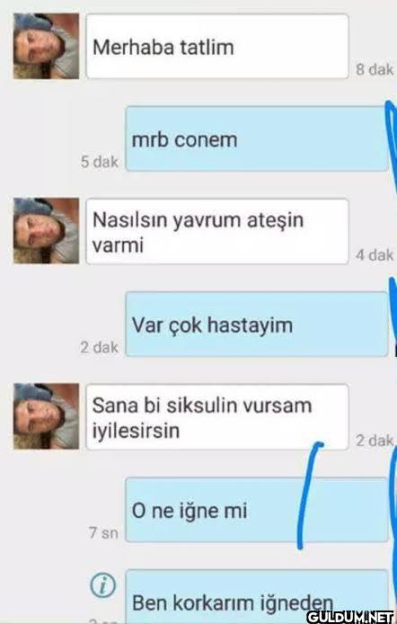 Merhaba tatlim 8 dak 5 dak...