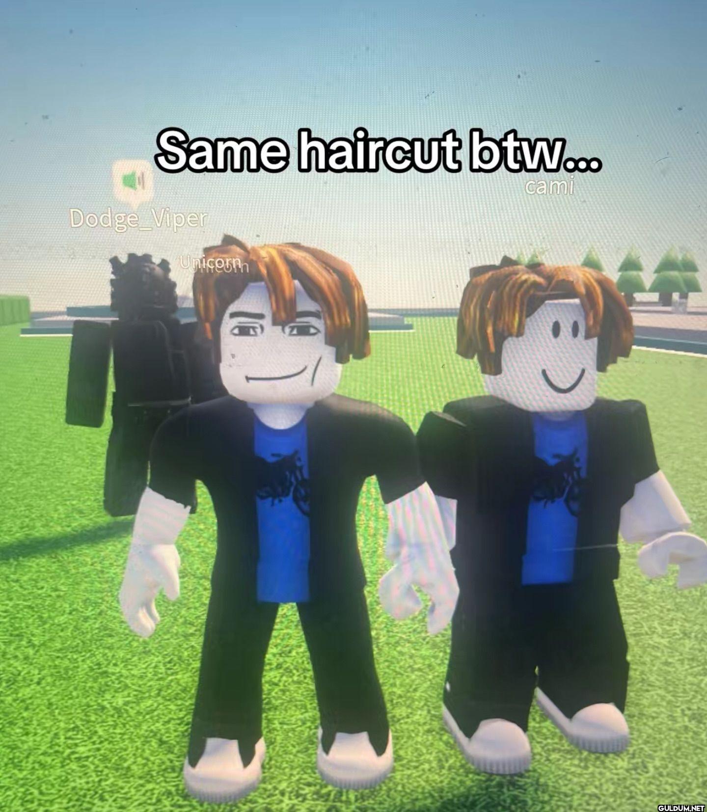Same haircut btw... cami...