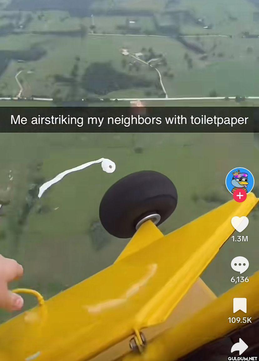 Me airstriking my...