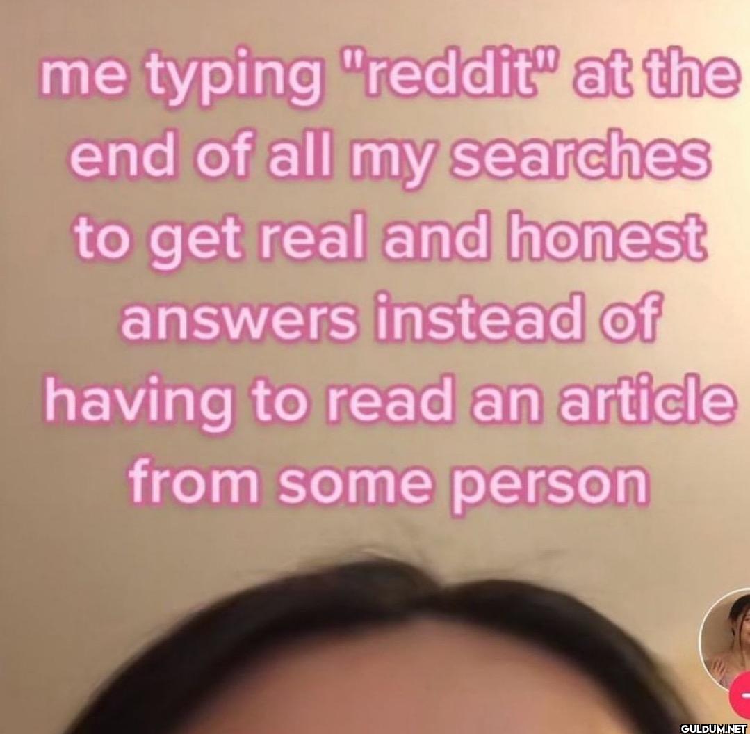 me typing "reddit" at the...