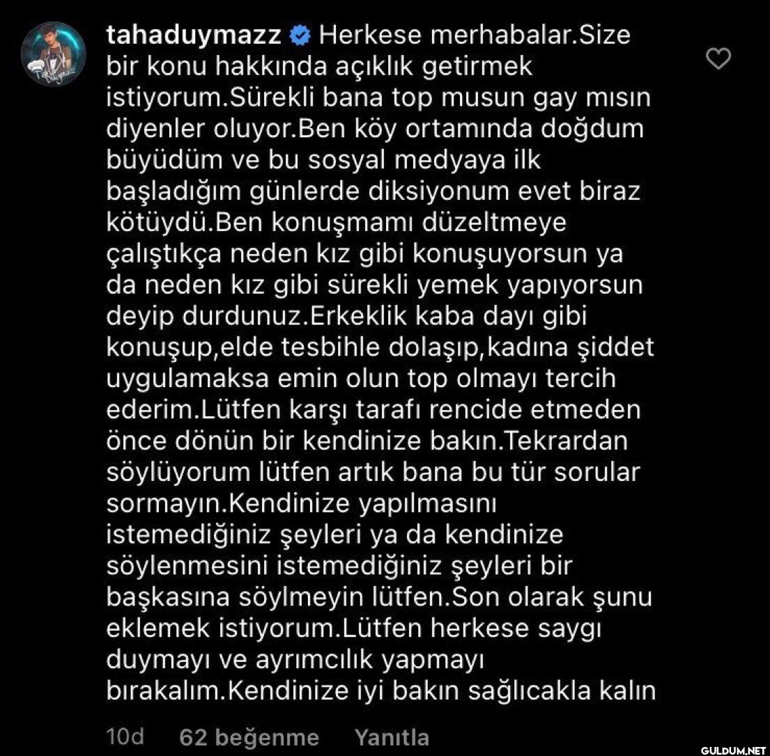 Taha Duymaz’ın 6 şubat...