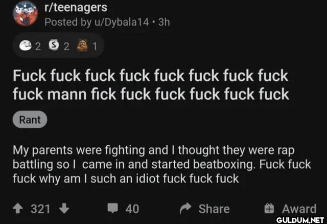 r/teenagers Posted by...