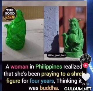THE GOOD A woman in...