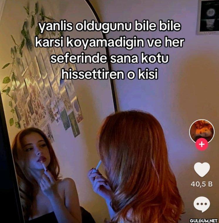 yanlis oldugunu bile bile...