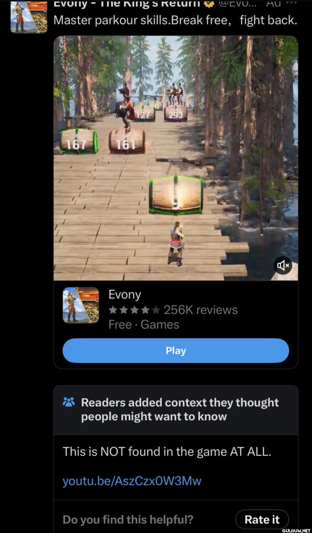 Mobile game ads are not...
