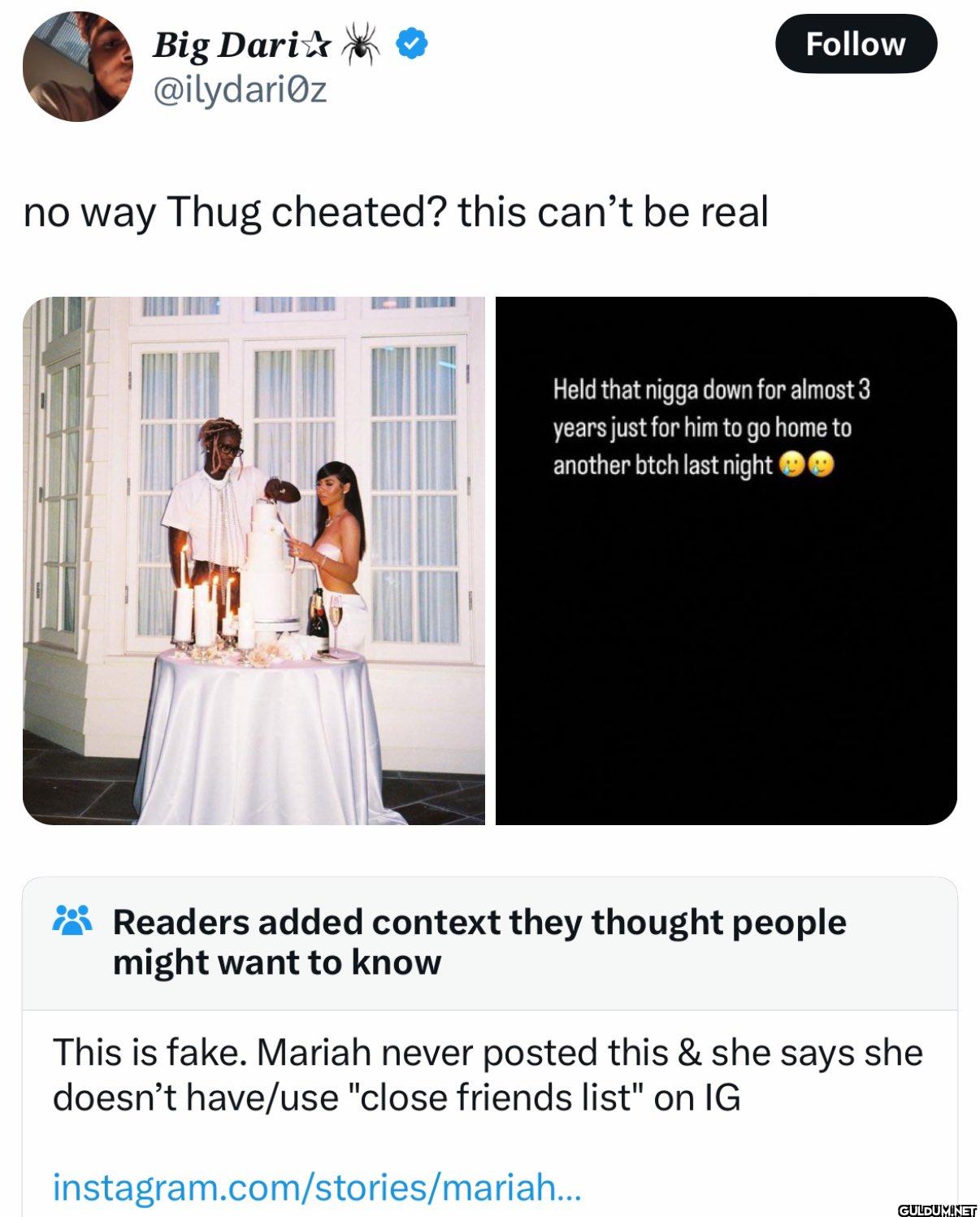 Turns out Thug is good.   ...