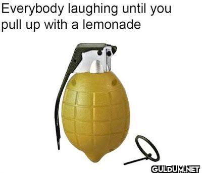 Everybody laughing until...