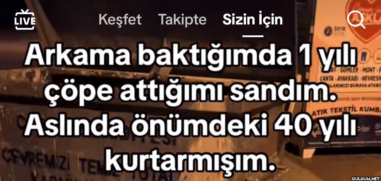 LIVE Keşfet Takipte Sizin...