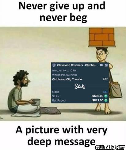 Mesajın ilham verici...