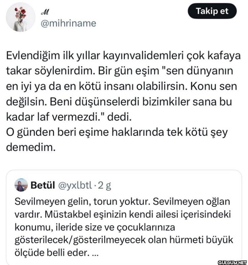 Evlendiğim ilk yıllar...