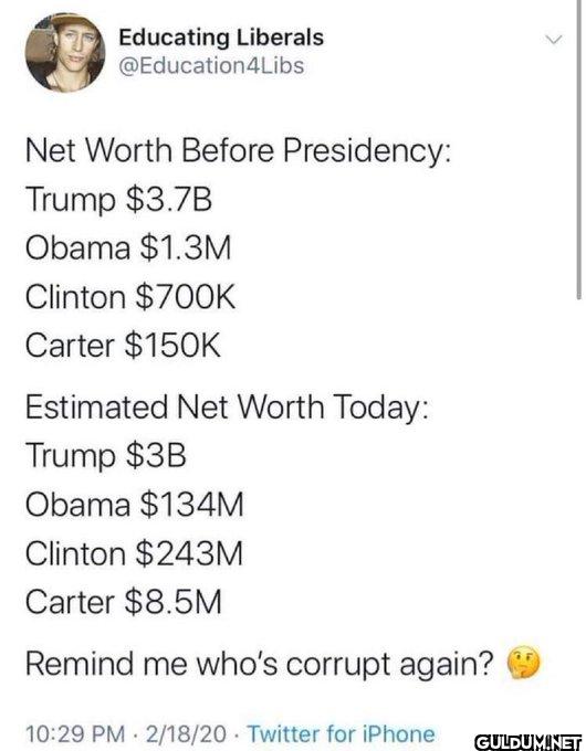 Net Worth Before...