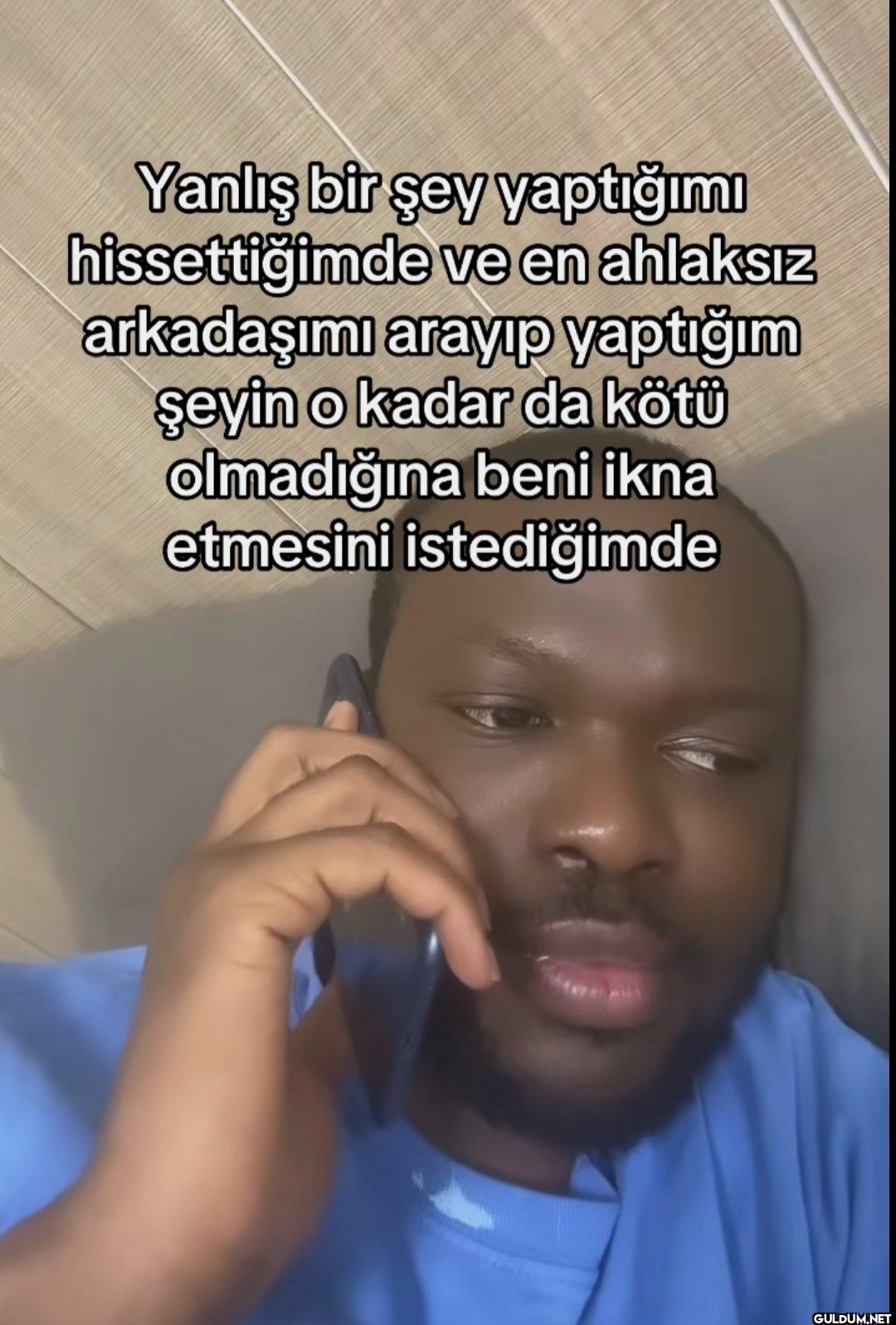 Yanlış bir şey yaptığımı...