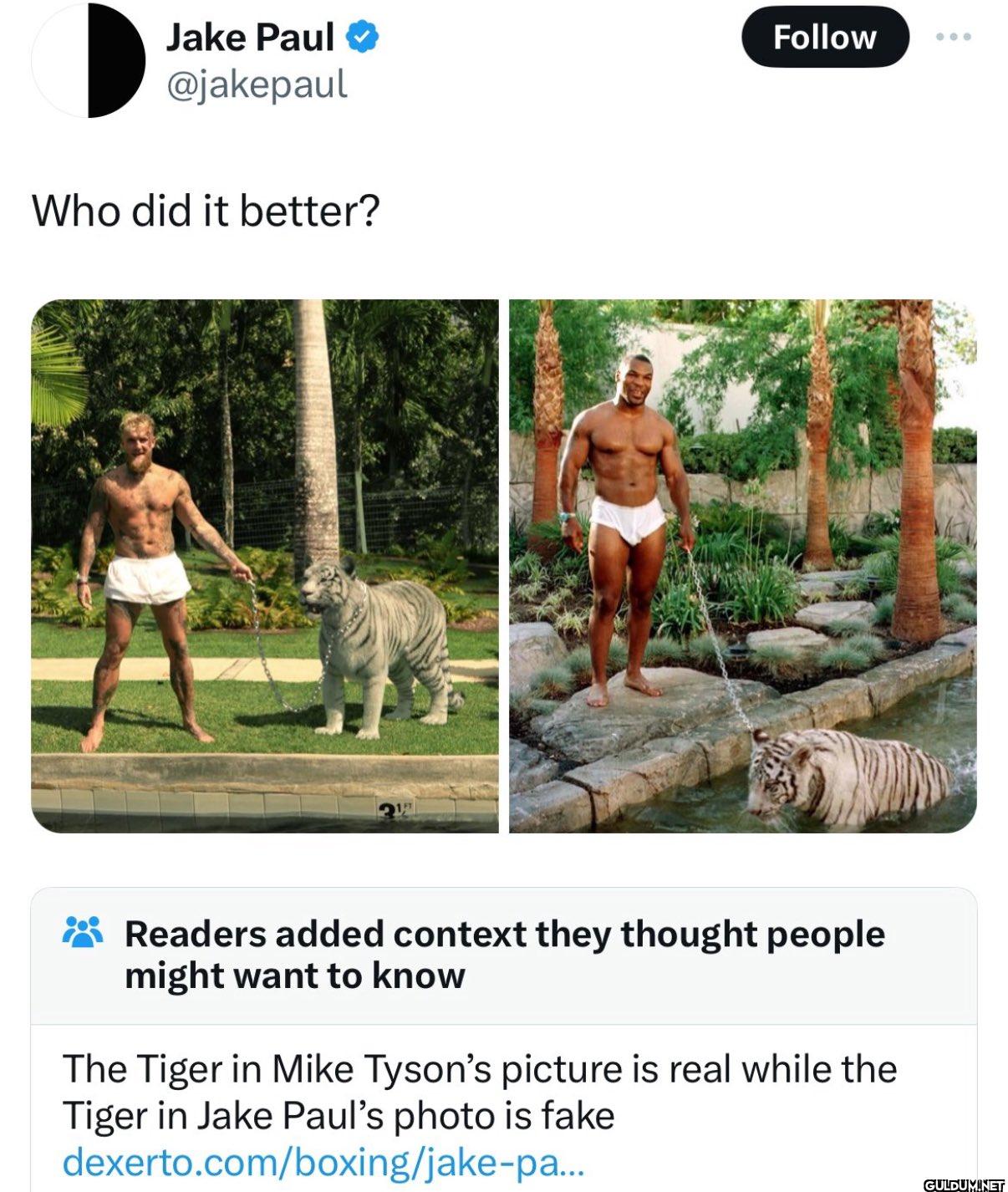 Who did it better? Follow...