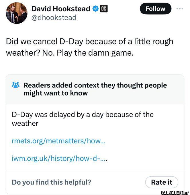 Follow Did we cancel D-Day...