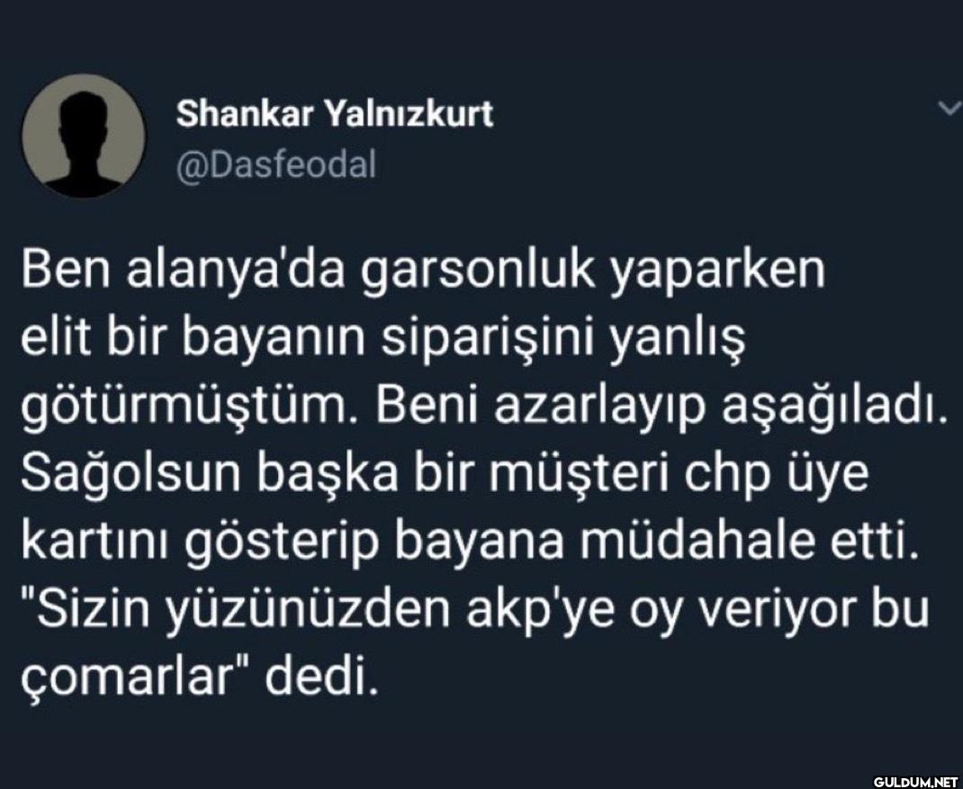 Ben alanya'da garsonluk...