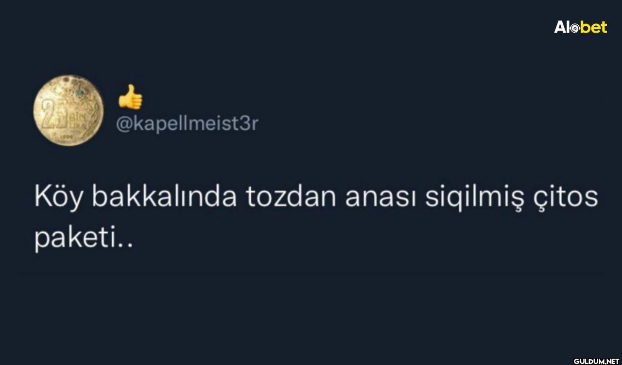 Köy bakkalında tozdan...