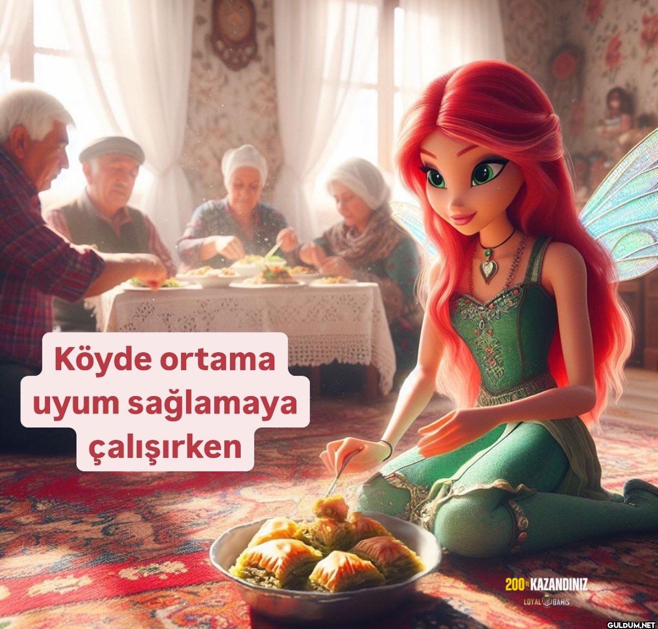 Köyde ortama uyum...