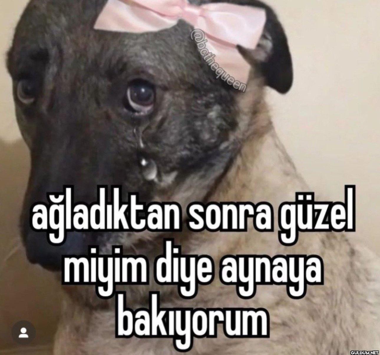 ağladıktan sonra güzel...