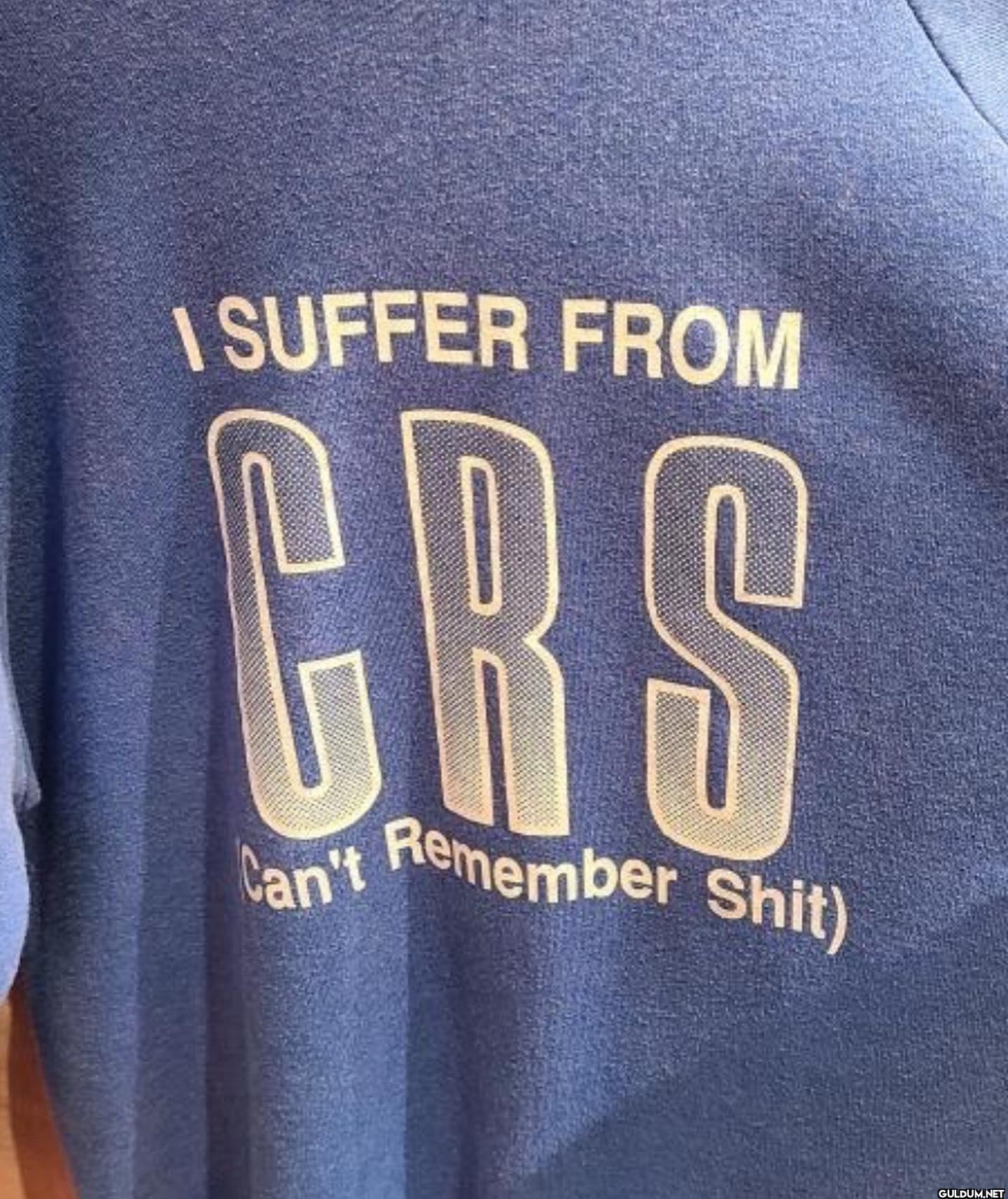 1 SUFFER FROM CRS Can't...