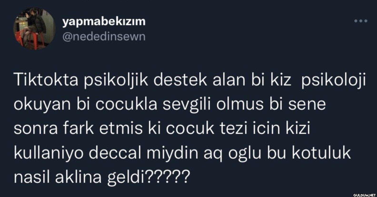 Tiktokta psikoljik destek...