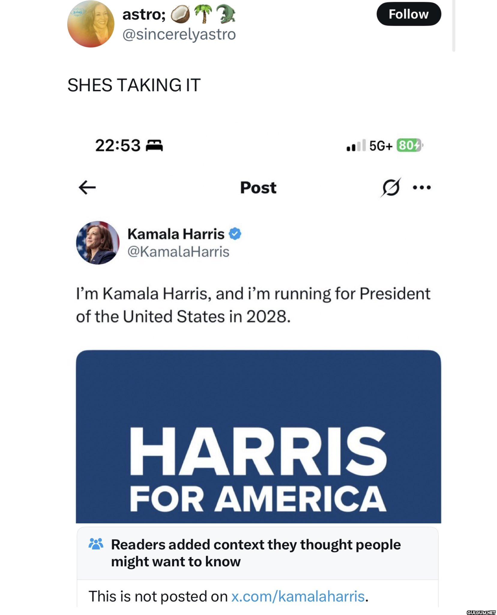 SHES TAKING IT ← 22:53...