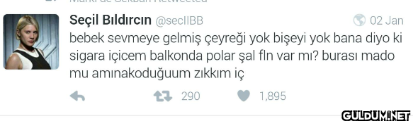 bebek sevmeye gelmiş...