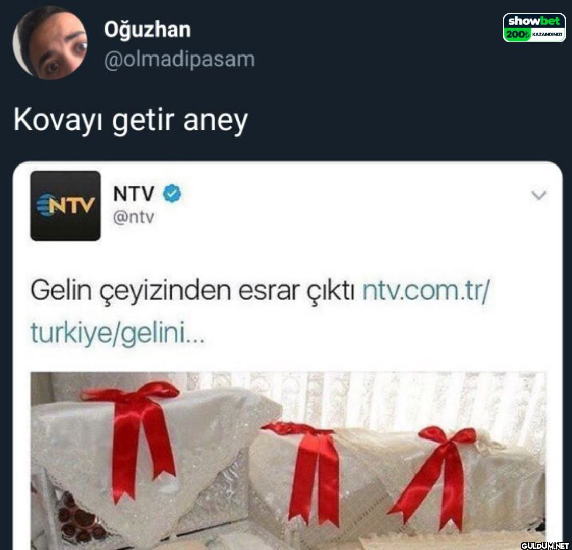 Kovayı getir aney NTV NTV...