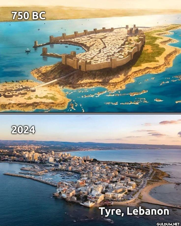 8. Tyre , Lebanon Then and...